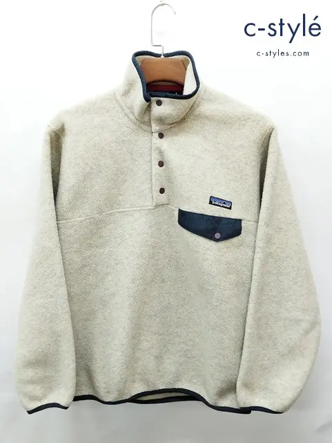 patagonia パタゴニア フリーストップス S アイボリー系 シンチラ スナップT プルオーバー 25450