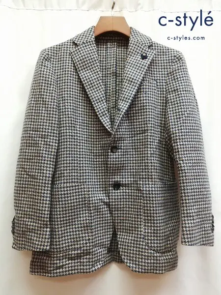 LARDINI ラルディーニ ツイードジャケット 44 マルチカラー ウール100% イタリア製 3B JN903AQ