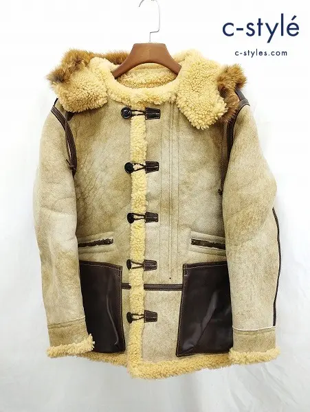 TENDERLOIN テンダーロイン ムートンコート M 茶系 T-7