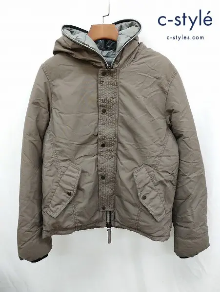 DUVETICA デュベティカ ダウンジャケット 50 茶系 CEBRENO U.3660.00/1030 ブルガリア製