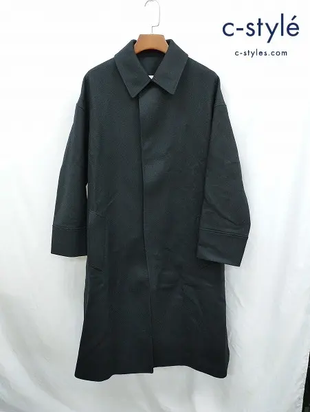 THE RERACS ザリラクス コート 46 ブラック THE BAL COLLAR COAT 24FW-RECT-422-J