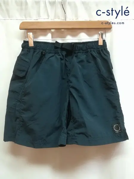 山と道 ヤマノミチ ショートパンツ S ネイビー 日本製 DW 5-POCKET SHORTS