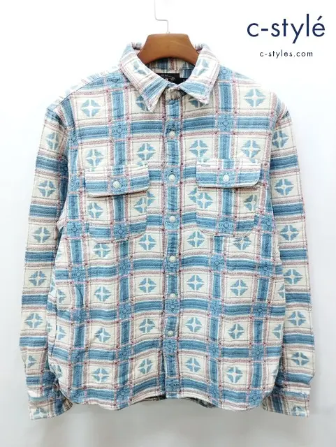 RRL ダブルアールエル 長袖シャツ L マルチカラー 綿100% MATLOCK BLANKET OVER SHIRTS 782840770001
