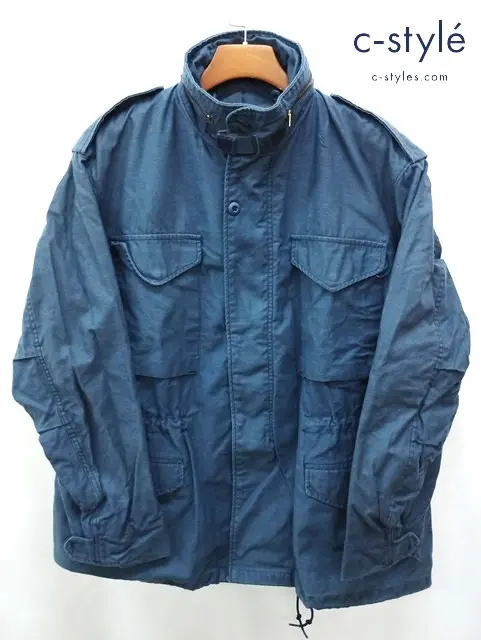 ALPHA INDUSTRIES アルファインダストリーズ フィールドジャケット L ネイビー M-65 8415-01-099-7842 USA製