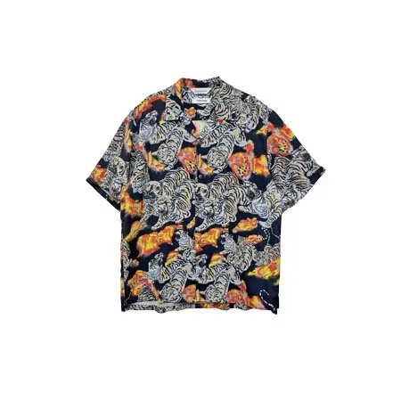 71ミシェル(71 MICHAEL) short sleeve aloha shirt×NIPOALOHA