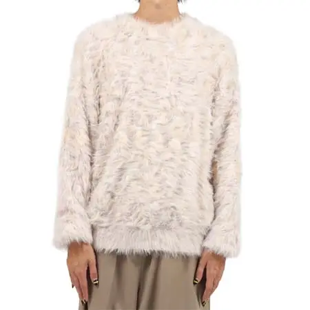 71ミシェル(71 MICHAEL) SHAGGY KNIT PULLOVER