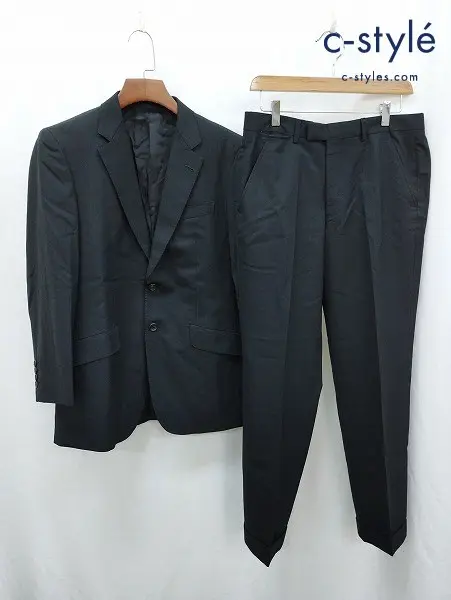 Paul Smith COLLECTION ポールスミスコレクション スーツ M ブラック ウール100% 2B 日本製 FU-J0763-01