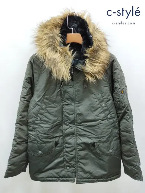 ADAM ET ROPE×ALPHA INDUSTRIES アダムエロペ×アルファインダストリーズ フライトジャケット M カーキ