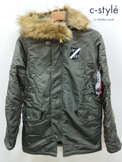 ALPHA INDUSTRIES×NUMBER (N)INE アルファインダストリーズ×ナンバーナイン フライトジャケット M カーキ