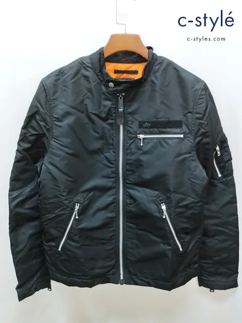 ALPHA INDUSTRIES アルファインダストリーズ ジャケット M ブラック 8413-985-3498
