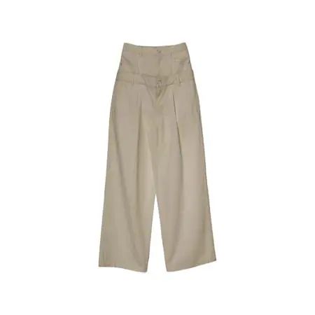 アンステイト(UNSTATE) DOUBLE WAIST TWILL TROUSERS