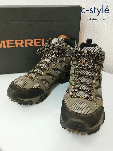 MERRELL メレル スニーカー US7.5 カーキ系 MOAB MID GORE-TEX ハイキングシューズ J87311