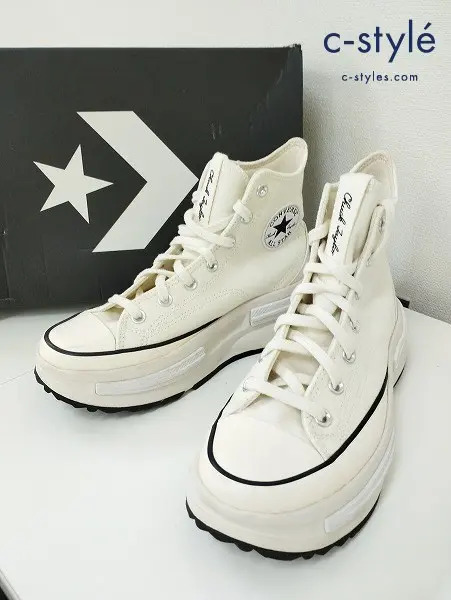 CONVERSE コンバース スニーカー 24cm ホワイト系 ハイカット RUN STAR LEGACY CX HI A00868C レディース