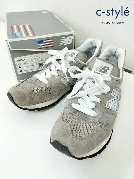 NEW BALANCE ニューバランス スニーカー 26cm グレー系 CLASSICS TRADITIONNELS USA製 M995GR