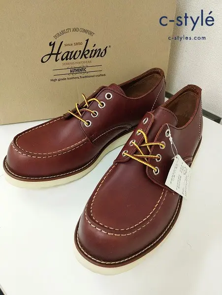 Hawkins ホーキンス ワークシューズ 27.5cm ブラウン系 4INCH MOC TOE HL40063
