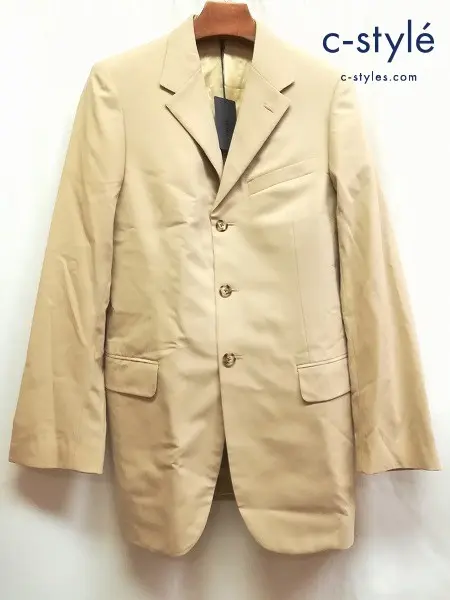 PRADA プラダ 3Bジャケット 48 ベージュ イタリア製 A8137