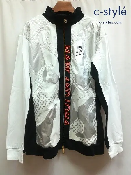 MARK&LONA マーク&ロナ ジップアップ ジャケット 50 ホワイト系 MLM-1C-AD03 Vector Skin Jacket