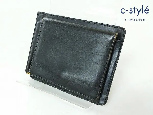 GLENROYAL グレンロイヤル 二つ折り財布 ブラック マネークリップ