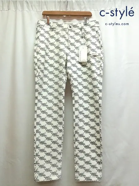 MARK&LONA マーク&ロナ パンツ 50 ホワイト DISTORT 5PK PANTS MLM-4C-AT10