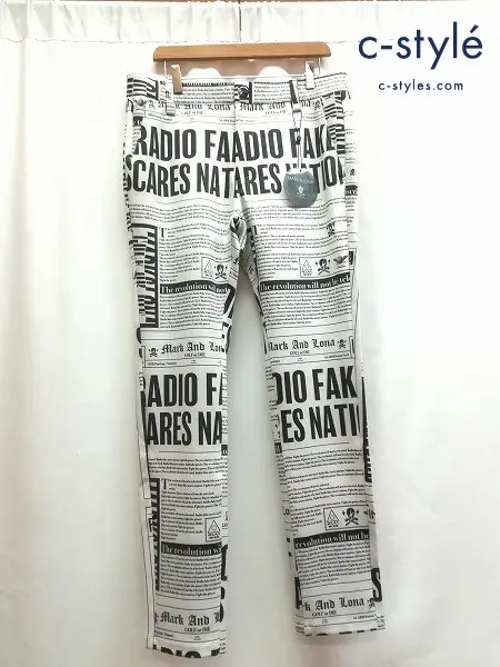 MARK&LONA マーク&ロナ パンツ 50 ホワイト系 Hype Sponge Pants MAM-1D-AT01