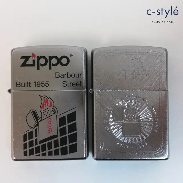 ZIPPO オイルライター Built 1955 Barbour Street ’15 50 YEARS AND GLOWING STRONGER ’15 シルバー
