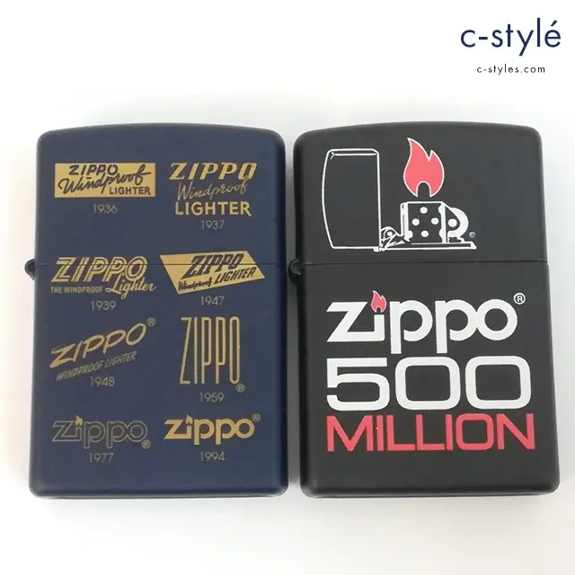ZIPPO オイルライター 500 MILLION ’15 ブラック PLANETA LOGOS LITHTER NEW 限定版 ’15 ブルー系