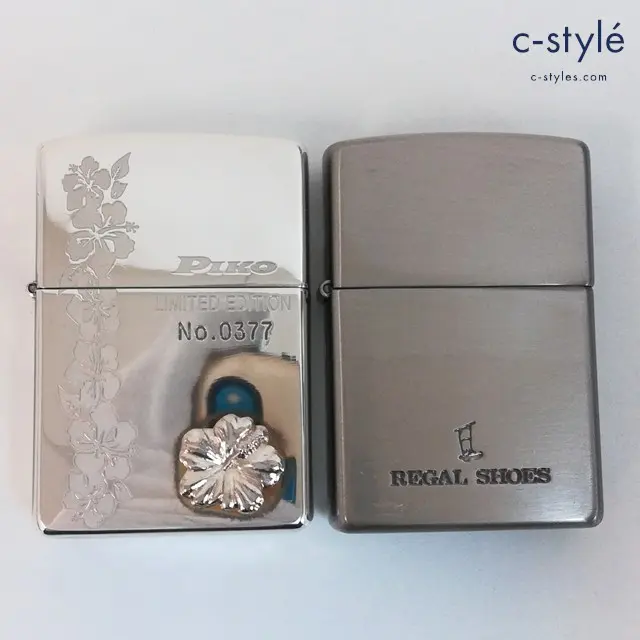 ZIPPO ジッポー オイルライター PIKO LIMITED EDITION No.0377 REGAL SHOES ’99 シルバー