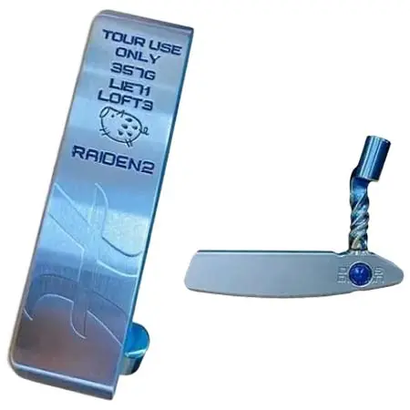 DOCUS(ドゥーカス) ゴルフ パター JSS RAIDEN2 Twist Neck BL welding Limitedパター スチールシャフト