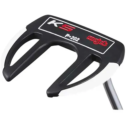 Majek Golf(マジェックゴルフ) ゴルフ パター K5 P-202 Red and Black Golf Putter