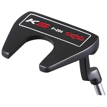Majek Golf(マジェックゴルフ) ゴルフ パター K5 P-204 Red and Black Golf Putter