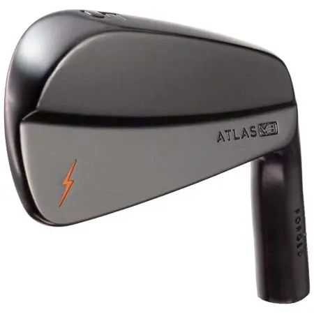PowerBilt(パワービルト) ゴルフ アイアン（ヘッドのみ）ATLAS MB Black 8個セット 3I～PW