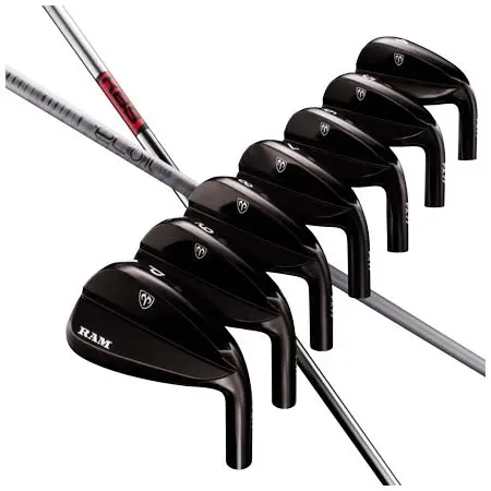 RAM(ラム) ゴルフ アイアン FX77 Stainless Steel Players Distance Black Iron Set 7本セット 4I～PW