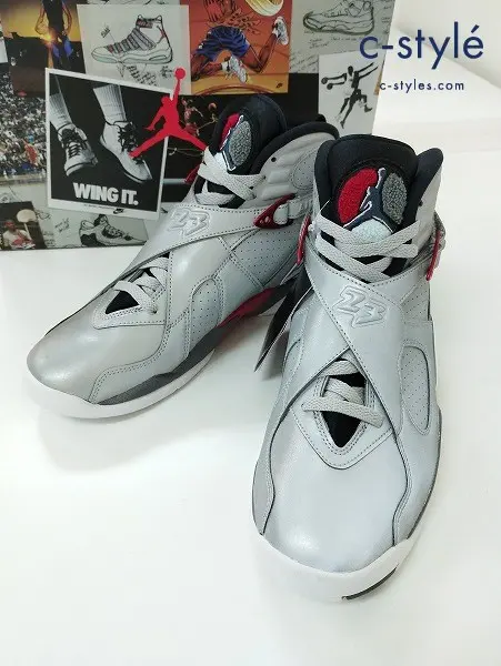 NIKE ナイキ スニーカー 27cm シルバー AIR JORDAN 8 RETRO SP CI4073-001