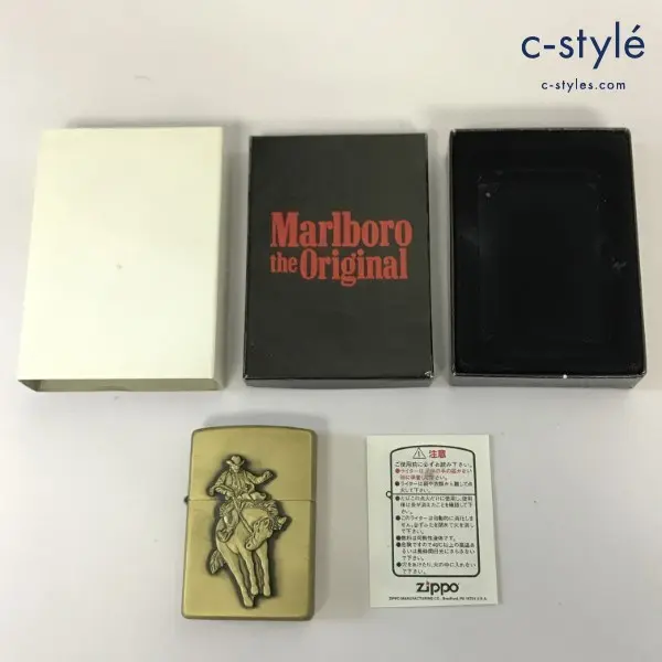 ZIPPO ジッポー オイルライター Marlbolo the Original ゴールド ’98 カウボーイロデオ COWBOY