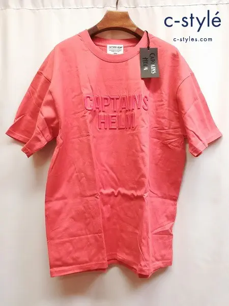 CAPTAINS HELM キャプテンズヘルム Tシャツ L レッド