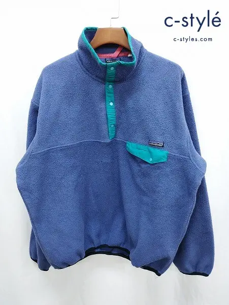 patagonia パタゴニア フリースプルオーバー XL パープル系 Snap-T Fleece Pullover スナップT 25530
