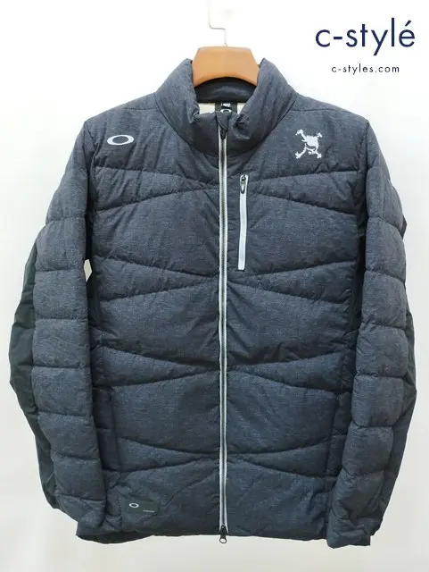 OAKLEY オークリー ダウンジャケット M ブラック系 ゴルフウェア SKULL EXALT DOWN JACKET 2.0 FOA404242