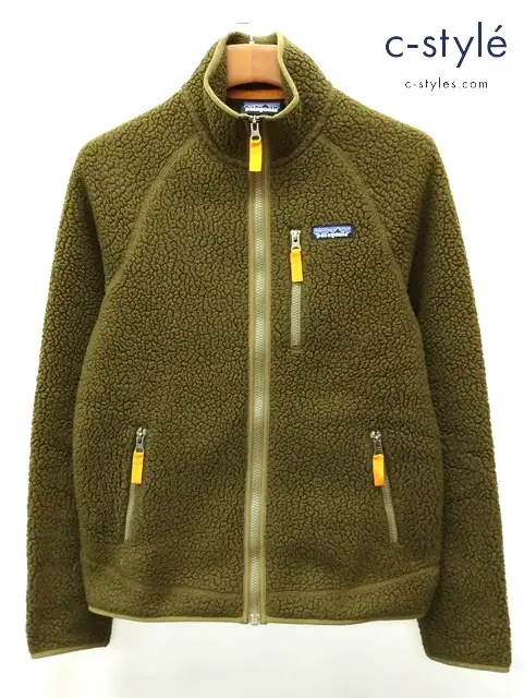 patagonia パタゴニア フリースジャケット S カーキ系 RETRO PILE FLEECE JACKET 22800FA18 レディース