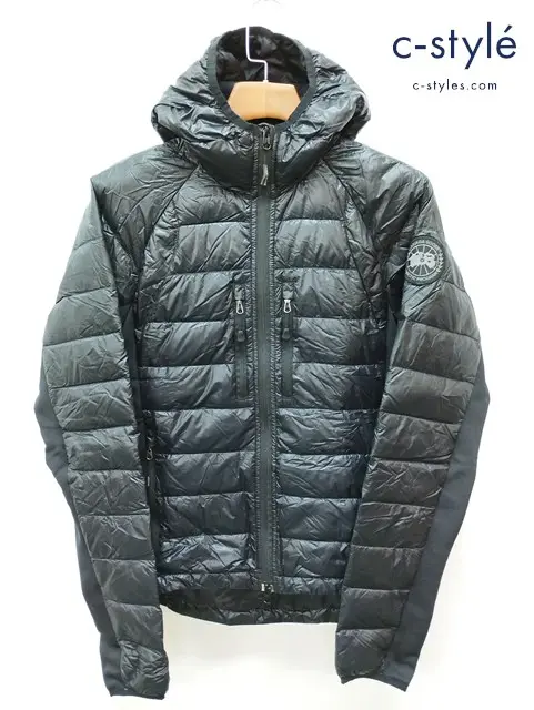 CANADA GOOSE カナダグース ダウンジャケット S ブラック BRANTA ブランタ HYBRIDGE LITE HOODY 2703BAR