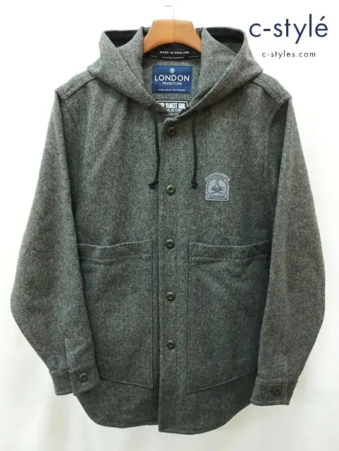 HYSTERIC GLAMOUR ヒステリックグラマー ジャケット M グレー系 UK製 LondonTradition 別注 02223AB01