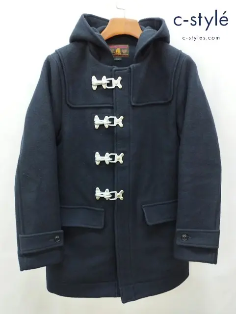 HYSTERIC GLAMOUR ヒステリックグラマー ダッフルコート S ネイビー系 メルトン ファイヤーマン 0234AC08