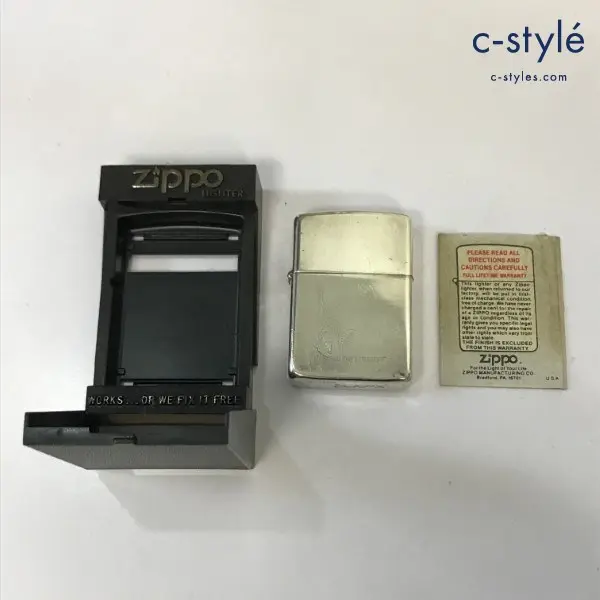 ZIPPO ジッポー オイルライター AMERICAN SPIRIT STATUE OF LIBERTY 自由の女神 STERLING シルバー ’91