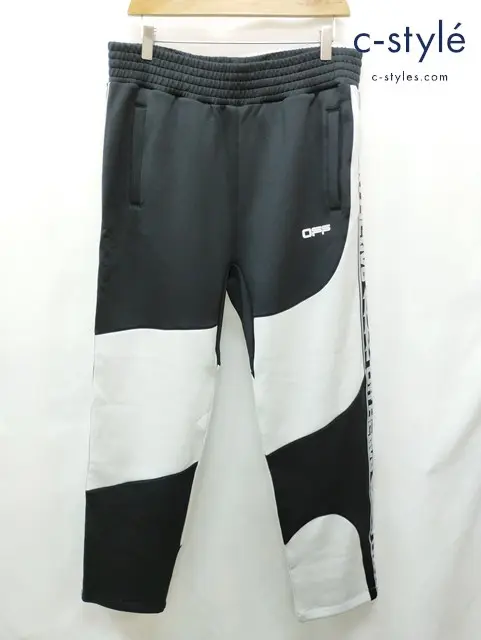 Off-White オフホワイト アクティブトラックパンツ XL ブラック OMVI003V21FAB0011001