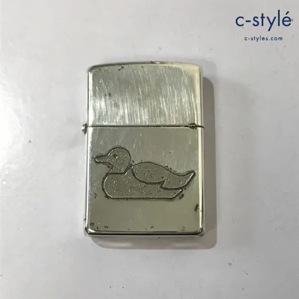 ZIPPO ジッポー オイルライター DUCK ダック デコイ シルバー ’89