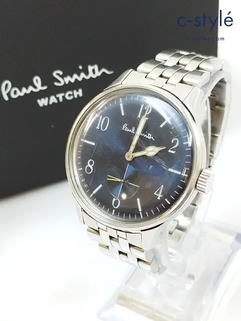 Paul Smith ポールスミス 腕時計 ブルー×シルバー クォーツ式 1045-S077915
