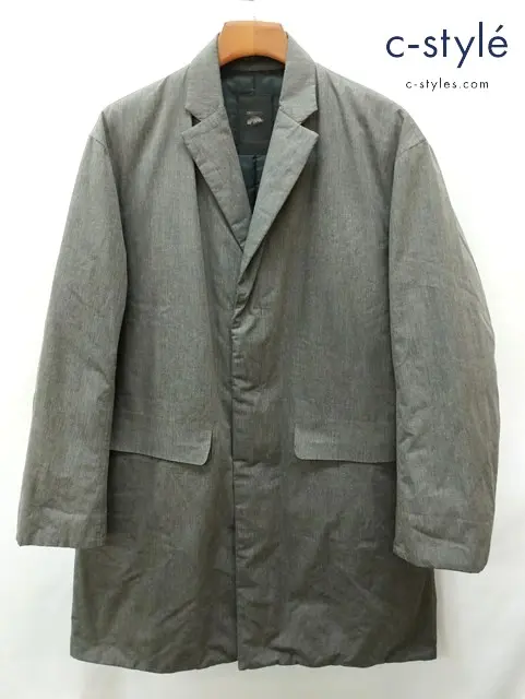 DESCENTE デサント ダウンコート M グレー系 チェスターコート DOR-T8643