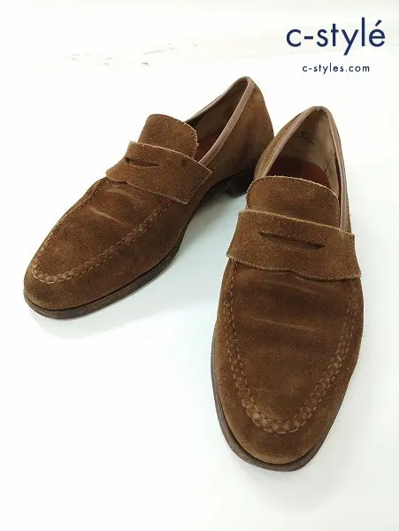 CROCKETT&JONES クロケットアンドジョーンズ ローファー ブラウン系 スエード BEAMS ビームス 別注