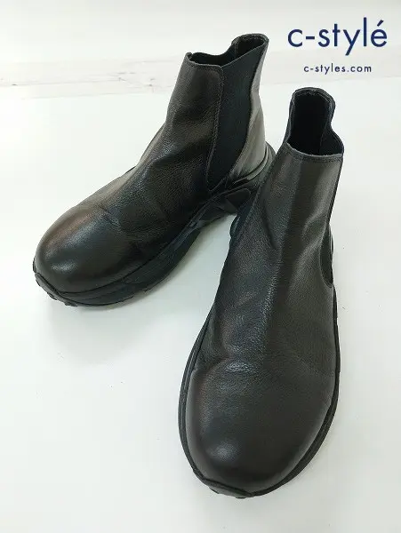 UNITED TOKYO ユナイテッドトウキョウ ショートブーツ 2 ブラック 日本製 LEATHER Vibram SIDE GORE BOOTS