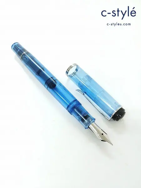 Pelikan ペリカン 万年筆 クリアブルー M205 デモンストレーター M
