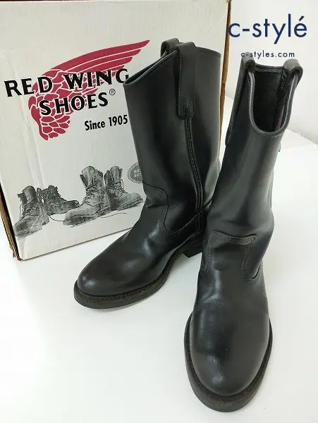 RED WING レッドウィング ペコスブーツ 5 ブラック 8155 USA製 レディース